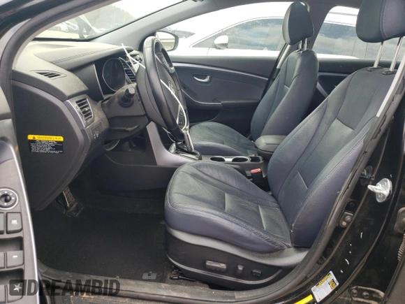 2014 Hyundai Elantra GT with VIN KMHD35LH2EU197594, listed as a Copart auction lot 51526895 with 50,853 mi miles and Salvage Title. Bid and sale history available at carsss.com. Image 7.