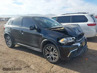 2019 Mitsubishi Outlander Sport ES 2.0 with VIN JA4AP3AU1KU034957, listed as a IAAI auction lot 41542218 with 37,179 mi miles. Bid and sale history available at carsss.com. Image 1.