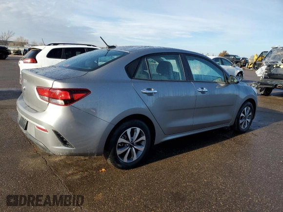 2023 Kia Rio S with VIN 3KPA24AD7PE568447, listed as a Copart auction lot 46667225 with 30,166 mi miles and Salvage Title. Bid and sale history available at carsss.com. Image 3.