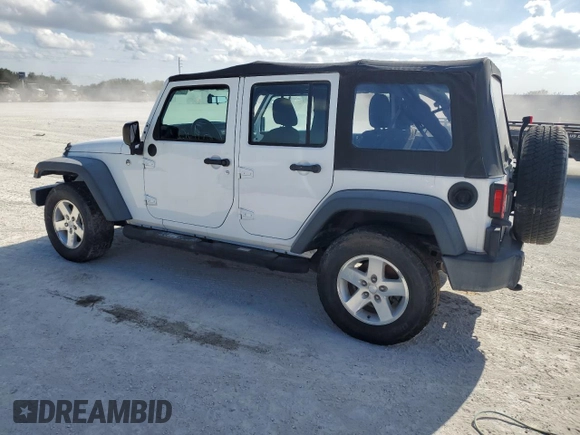 2018 Jeep Wrangler JK Unlimited Sport S with VIN 1C4BJWDG6JL811267, listed as a Copart auction lot 86688384 with 60,882 mi miles and Non Repairable. Bid and sale history available at carsss.com. Image 2.