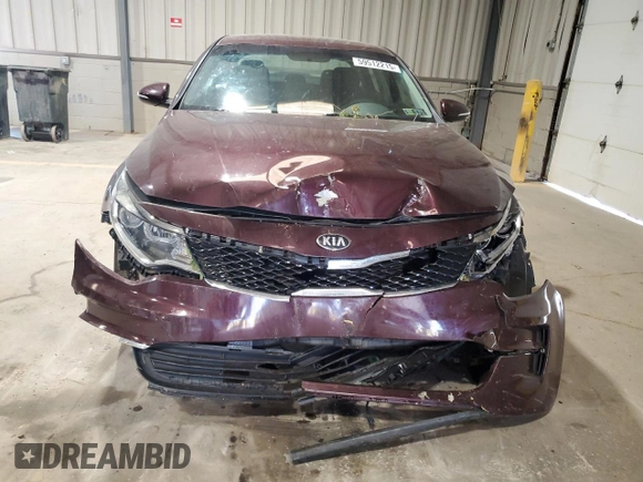 2018 Kia Optima LX with VIN 5XXGT4L3XJG260800, listed as a Copart auction lot 59512215 with 88,536 mi miles and Salvage title. Bid and sale history available at DreamBid. Image 5.