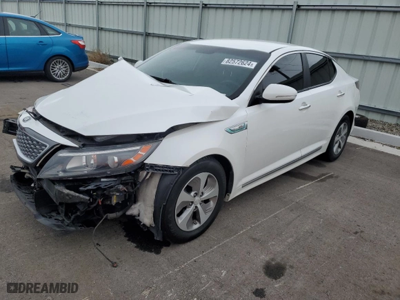 2015 Kia Optima Hybrid with VIN KNAGM4AD8F5085917, listed as a Copart auction lot 82572624 with NaN miles and Salvage Title. Bid and sale history available at carsss.com. Image 1.