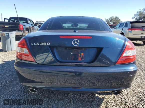 2008 Mercedes-Benz SLK-Class 3.0L with VIN WDBWK54F28F187734, listed as a Copart auction lot 81987254 with 113,937 mi miles and Salvage Title. Bid and sale history available at carsss.com. Image 6.