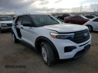 2024 Ford Explorer with VIN 1FMSK8BB9RGA49200, listed as a Copart auction lot 42966495 with 14,487 mi miles and Salvage Title. Bid and sale history available at carsss.com. Image 4.