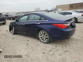 2011 Hyundai Sonata SE with VIN 5NPEC4ABXBH209370, listed as a Copart auction lot 48821155 with 135,729 mi miles and Salvage Title. Bid and sale history available at carsss.com. Image 2.