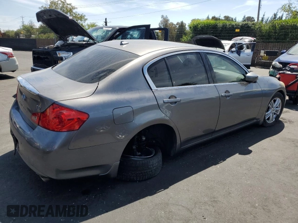 2013 Infiniti G37 Journey with VIN JN1CV6AP3DM710802, listed as a Copart auction lot 54131965 with Not provided miles and Salvage title. Bid and sale history available at DreamBid. Image 3.