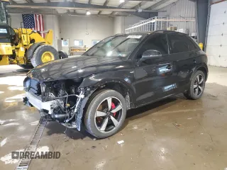2024 Audi Q5 S line Prestige with VIN WA1FAAFY4R2020984, listed as a Copart auction lot 53344205 with 13,423 mi miles and Salvage title. Bid and sale history available at DreamBid. Image 1.
