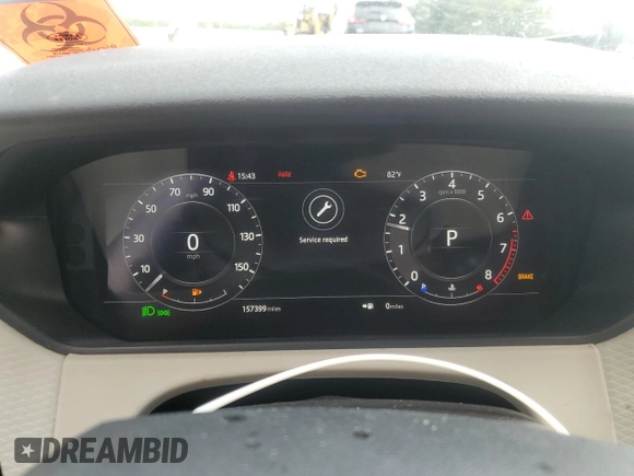 2019 Land Rover Range Rover Velar R-Dynamic SE with VIN SALYL2EX5KA222079, listed as a Copart auction lot 66507225 with 157,399 mi miles and Clean title. Bid and sale history available at DreamBid. Image 9.