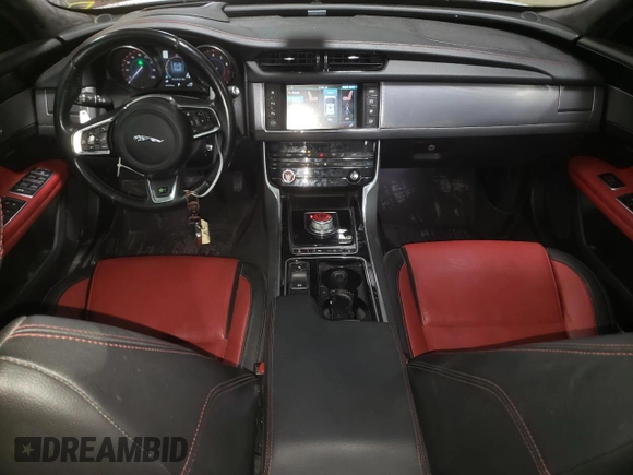 2016 Jaguar XF with VIN SAJBL4BV5GCY00349, listed as a Copart auction lot 83692684 with 71,741 mi miles and Salvage Title. Bid and sale history available at DreamBid. Image 8.