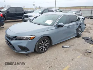 2024 Honda Civic Sedan EX with VIN 2HGFE1F7XRH319650, listed as a IAAI auction lot 41612872 with 20,393 mi miles. Bid and sale history available at carsss.com. Image 17.