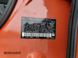 2018 Honda Fit EX with VIN 3HGGK5H81JM705759, listed as a Copart auction lot 58015445 with 37,990 mi miles and Salvage title. Bid and sale history available at DreamBid. Image 13.