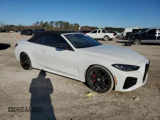 2023 BMW 4 Series M440i with VIN WBA53AT01PCL61211, listed as a Copart auction lot 83972064 with 12,489 mi miles and Salvage Title. Bid and sale history available at DreamBid. Image 4.