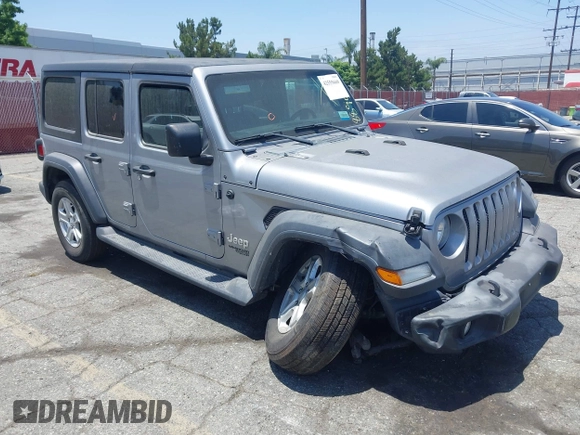 2020 Jeep Wrangler Unlimited Sport S с VIN 1C4HJXDN3LW268895, выставлен на аукционе IAAI как лот 42555660 с пробегом 60 962 миль миль и . История ставок и продаж доступна на DreamBid. Изображение 1.