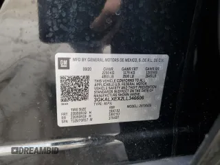 2020 GMC Terrain Denali with VIN 3GKALXEX2LL346606, listed as a Copart auction lot 51112045 with 46,871 mi miles and Salvage title. Bid and sale history available at DreamBid. Image 13.