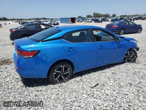 2024 Nissan Sentra SV with VIN 3N1AB8CV0RY346589, listed as a Copart auction lot 54516365 with 28,292 mi miles and Salvage Title. Bid and sale history available at carsss.com. Image 3.