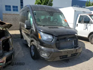 2024 Ford Transit Passenger XL with VIN 1FBAX2C87RKA22242, listed as a Copart auction lot 58122965 with Not provided miles and Non repairable. Bid and sale history available at DreamBid. Image 4.