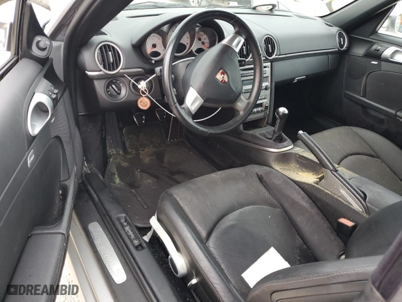 2007 Porsche Boxster S with VIN WP0CB29857U730730, listed as a Copart auction lot 74175794 with 0 mi miles and Salvage Title. Bid and sale history available at carsss.com. Image 8.