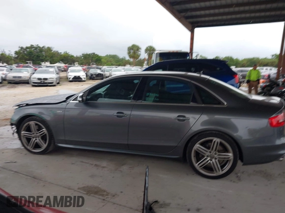 2014 Audi S4 Premium Plus with VIN WAUBGAFL6EA045163, listed as a IAAI auction lot 41987383 with 64,495 mi miles. Bid and sale history available at carsss.com. Image 15.