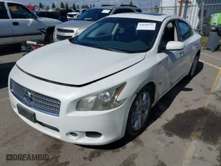 2009 Nissan Maxima 3.5 SV w/Sport Pkg with VIN 1N4AA51EX9C815431, listed as a IAAI auction lot 41829122 with 184,249 mi miles. Bid and sale history available at carsss.com. Image 2.