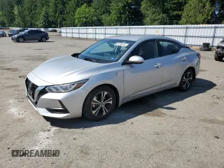 2020 Nissan Sentra SV z VIN 3N1AB8CV6LY255026, wystawiony jako Copart lot #59702445 z przebiegiem 40 024 mil mil oraz Szkoda całkowita • Salvage title. Historia ofert i sprzedaży dostępna na DreamBid. Obrazek 1.