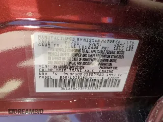 2021 Nissan Sentra SV with VIN 3N1AB8CV3MY321324, listed as a Copart auction lot 56465145 with 59,546 mi miles and Non repairable. Bid and sale history available at DreamBid. Image 12.