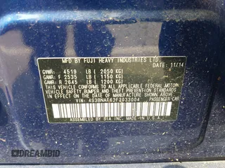 2015 Subaru Legacy Premium с VIN 4S3BNAF62F3033004, выставлен на аукционе IAAI как лот 42475093 с пробегом 67 588 миль миль и . История ставок и продаж доступна на DreamBid. Изображение 9.