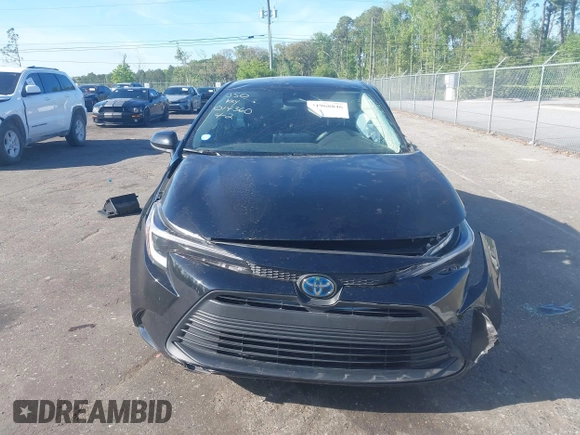 2023 Toyota Corolla Hybrid LE with VIN JTDBCMFE6P3014360, listed as a IAAI auction lot 41968846 with Not Provided miles. Bid and sale history available at carsss.com. Image 12.