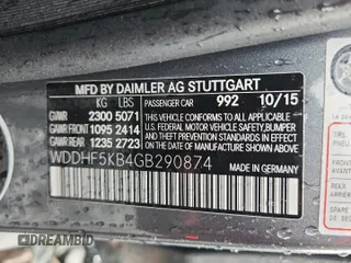 2016 Mercedes-Benz E 350 Sport z VIN WDDHF5KB4GB290874, wystawiony jako Copart lot #58021855 z przebiegiem 116 348 mil mil oraz Szkoda całkowita • Salvage title. Historia ofert i sprzedaży dostępna na DreamBid. Obrazek 12.