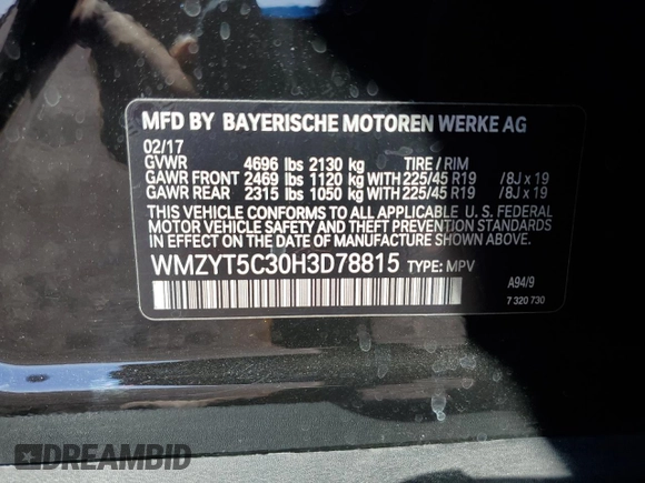 2017 MINI Countryman Cooper S z VIN WMZYT5C30H3D78815, wystawiony jako Copart lot #49944045 z przebiegiem 56 082 mil mil oraz Szkoda całkowita • Salvage title. Historia ofert i sprzedaży dostępna na DreamBid. Obrazek 12.