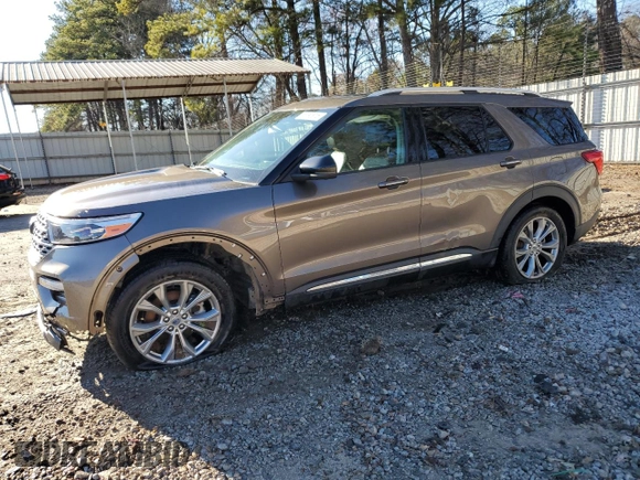 2021 Ford Explorer Limited with VIN 1FMSK7FH9MGB03340, listed as a Copart auction lot 45393915 with 67,131 mi miles and Salvage Title. Bid and sale history available at carsss.com. Image 1.