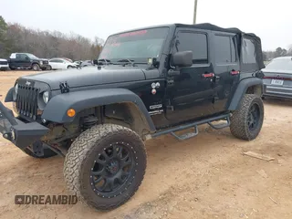 2016 Jeep Wrangler Unlimited Sport z VIN 1C4BJWDG8GL104132, wystawiony jako IAAI lot #41629665 z przebiegiem 86 891 mil mil oraz . Historia ofert i sprzedaży dostępna na DreamBid. Obrazek 2.