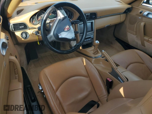 2006 Porsche 911 Carrera with VIN WP0CA29986S757233, listed as a Copart auction lot 87251344 with 87,832 mi miles and Salvage Title. Bid and sale history available at DreamBid. Image 8.