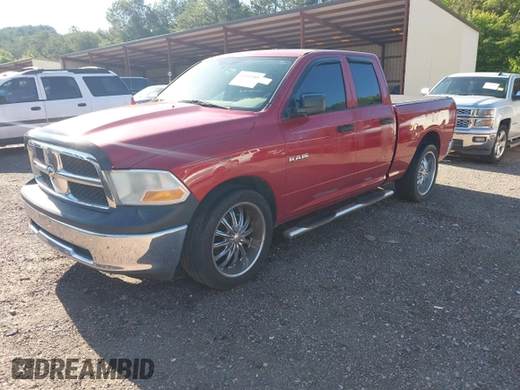 2010 Dodge 1500 SLT with VIN 1D7RB1GP7AS245691, listed as a IAAI auction lot 42143189 with 226,735 mi miles and . Bid and sale history available at carsss.com. Image 2.