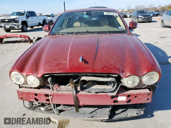2008 Jaguar XJ with VIN SAJWA79B58SH20211, listed as a Copart auction lot 46951055 with 144,655 mi miles and Salvage Title. Bid and sale history available at carsss.com. Image 5.