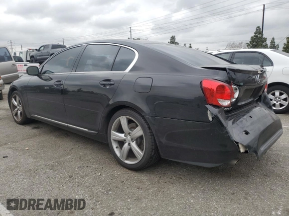 2006 Lexus GS 430 with VIN JTHBN96S765007061, listed as a Copart auction lot 55067095 with 343,077 mi miles and Salvage Title. Bid and sale history available at DreamBid. Image 2.