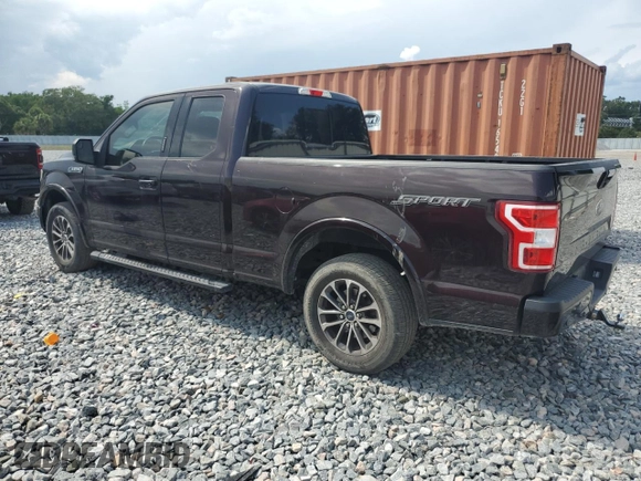 2018 Ford F-150 XL with VIN 1FTEX1CP7JKD78368, listed as a Copart auction lot 55904385 with 126,812 mi miles and Salvage title. Bid and sale history available at DreamBid. Image 2.