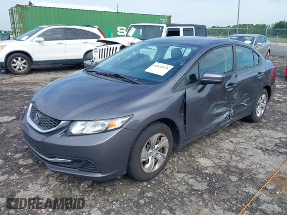 2015 Honda Civic LX with VIN 19XFB2F59FE065190, listed as a IAAI auction lot 42070979 with 153,317 mi miles and . Bid and sale history available at DreamBid. Image 2.