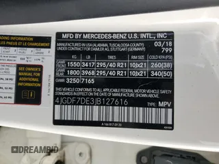 2018 Mercedes-Benz GLS 550 with VIN 4JGDF7DE3JB127616, listed as a Copart auction lot 49472135 with 137,793 mi miles and Non repairable. Bid and sale history available at DreamBid. Image 13.