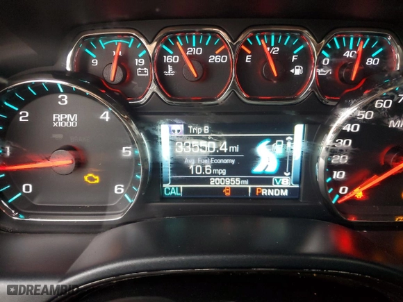 2016 Chevrolet Silverado 1500 LT with VIN 3GCPCREC9GG336863, listed as a Copart auction lot 45747315 with 200,955 mi miles and Salvage Title. Bid and sale history available at carsss.com. Image 9.