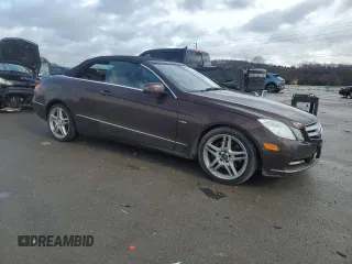 2012 Mercedes-Benz E 350 with VIN WDDKK5KF0CF154460, listed as a Copart auction lot 43518375 with 98,381 mi miles and Salvage Title. Bid and sale history available at DreamBid. Image 4.