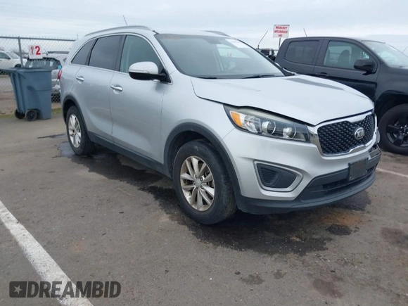 2017 Kia Sorento LX with VIN 5XYPG4A33HG267861, listed as a IAAI auction lot 41859069 with 96,559 mi miles. Bid and sale history available at carsss.com. Image 1.