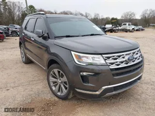 2018 Ford Explorer Limited with VIN 1FM5K8F81JGB45225, listed as a IAAI auction lot 41697298 with 142,484 mi miles. Bid and sale history available at carsss.com. Image 1.
