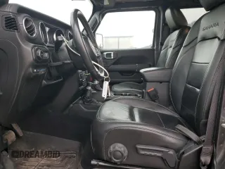 2021 Jeep Wrangler Unlimited Sahara with VIN 1C4JJXP6XMW643026, listed as a Copart auction lot 49960415 with 43,733 mi miles and Salvage Title. Bid and sale history available at DreamBid. Image 7.