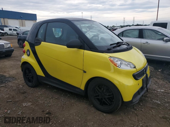2013 Smart fortwo Pure z VIN WMEEJ3BA2DK663432, wystawiony jako Copart lot #63203755 z przebiegiem 79 786 mil mil oraz Czysty tytuł • Clean title. Historia ofert i sprzedaży dostępna na DreamBid. Obrazek 4.