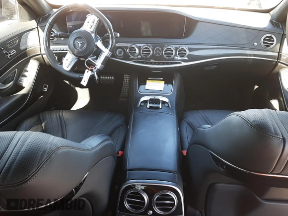 2019 Mercedes-Benz S-Class AMG S 63 with VIN WDDUG8JBXKA496469, listed as a Copart auction lot 69417233 with 44,761 mi miles and Non Repairable. Bid and sale history available at carsss.com. Image 8.