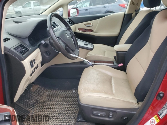 2010 Lexus HS 250h with VIN JTHBB1BA5A2005360, listed as a Copart auction lot 86169494 with Not Provided miles and Salvage Title. Bid and sale history available at DreamBid. Image 7.