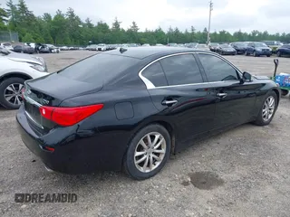 2017 Infiniti Q50 Premium with VIN JN1EV7ARXHM835950, listed as a IAAI auction lot 42456657 with 128,692 mi miles and . Bid and sale history available at DreamBid. Image 4.