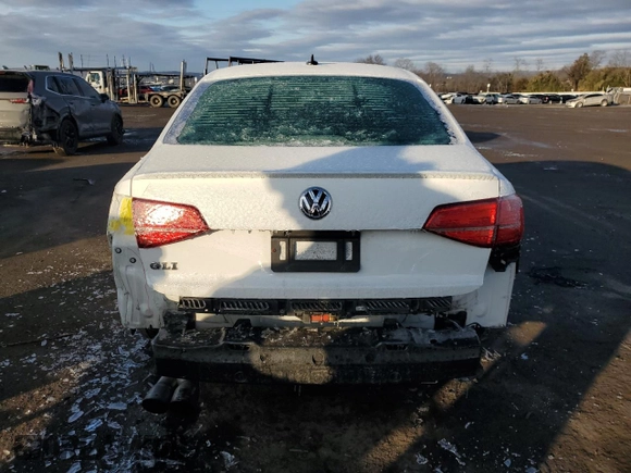 2016 Volkswagen Jetta Sedan 2.0T GLI SE with VIN 3VW5T7AJXGM407499, listed as a Copart auction lot 44046165 with 96,854 mi miles and Salvage Title. Bid and sale history available at carsss.com. Image 6.