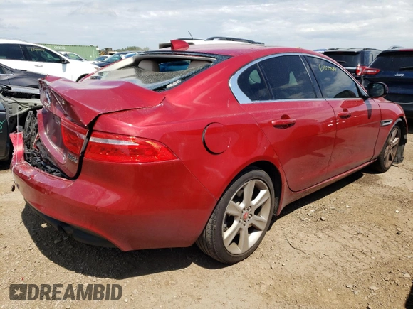 2018 Jaguar XE 25t Prestige with VIN SAJAK4FX4JCP19005, listed as a Copart auction lot 64603524 with 0 mi miles and Salvage Title. Bid and sale history available at carsss.com. Image 3.