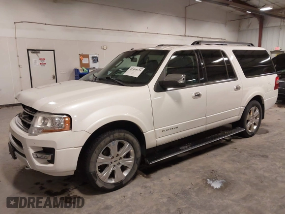2015 Ford Expedition Max Platinum with VIN 1FMJK1MT2FEF16778, listed as a IAAI auction lot 41505174 with 149,886 mi miles and . Bid and sale history available at DreamBid. Image 2.